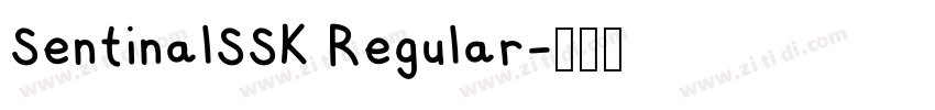SentinalSSK Regular字体转换